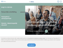 Tablet Screenshot of probiblio.nl